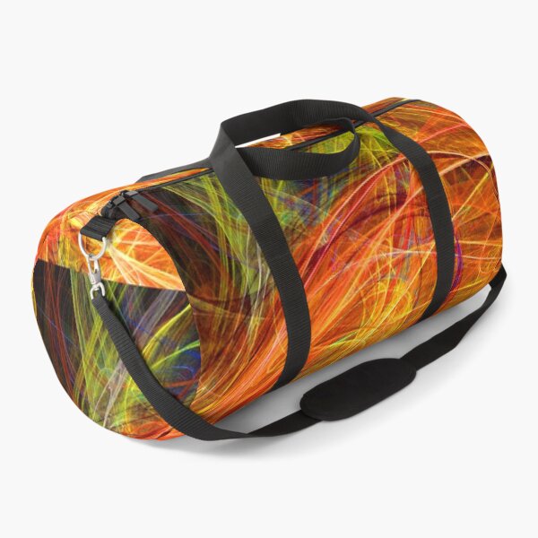 Item preview, CRAZY PHOTON Vibrant Yellow Orange Brown Fractal Swirls designed and sold by BulganLumini.