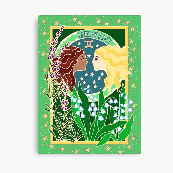Gemini - Zodiac sign Canvas Print