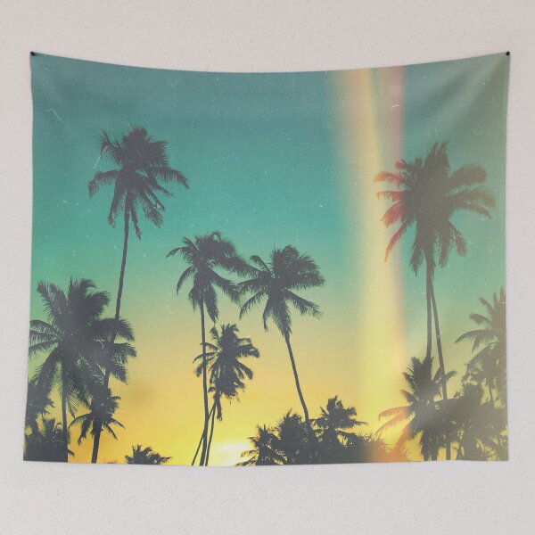 Item preview, Palm trees against the sunsrise designed and sold by JohnyDas.
