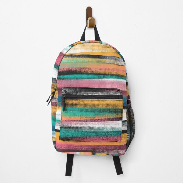 Item preview, Modern Colorful Brush Strokes Stripes Oil Paint designed and sold by NdesignTrend.