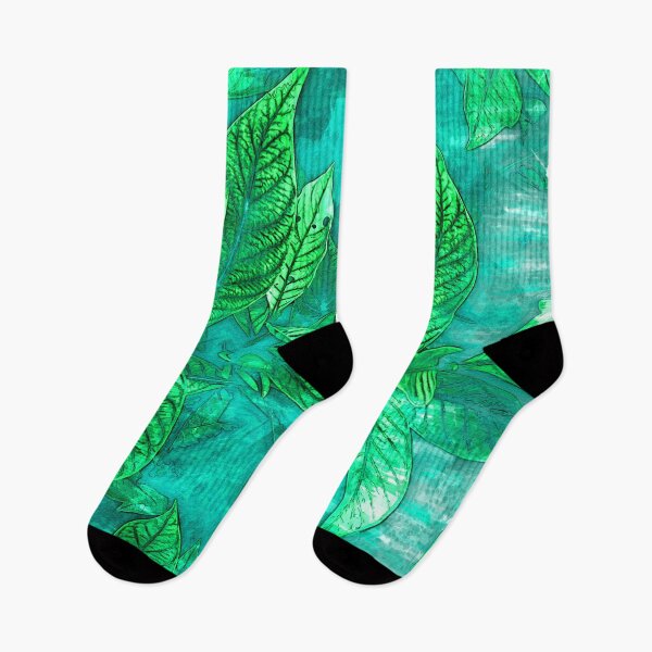 Item preview, Foggy Greens Plant Leaves - For plant lovers designed and sold by ColortrixArt.
