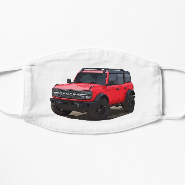 2021 Ford Bronco 4 Door Race Red Flat Mask