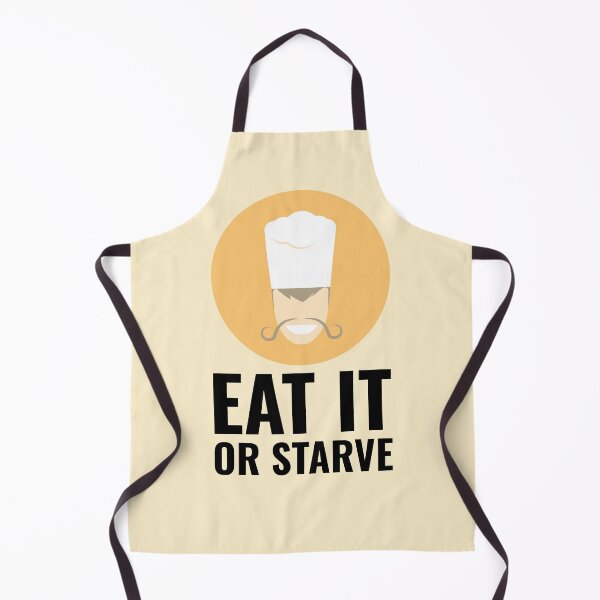 Item preview, Home Cooking Meme Eat it or Starve Dad Chef Black designed and sold by javes93.