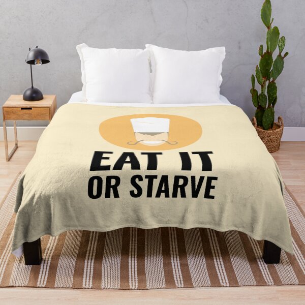 Item preview, Home Cooking Meme Eat it or Starve Dad Chef Black designed and sold by javes93.