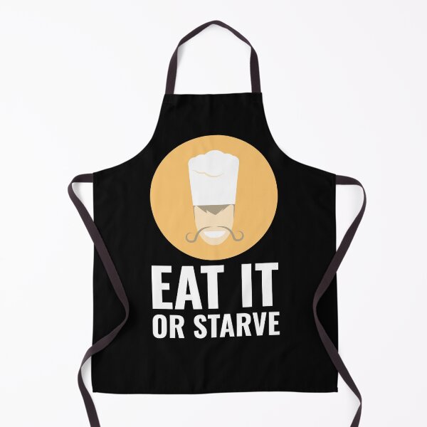 Item preview, Home Cooking Meme Eat it or Starve Dad Chef White designed and sold by javes93.