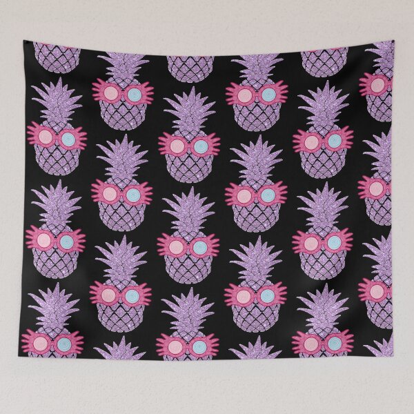 Item preview, Luna Glasses Pineapple - Summer Beach Purple Pineapple designed and sold by mydoodlesateme.