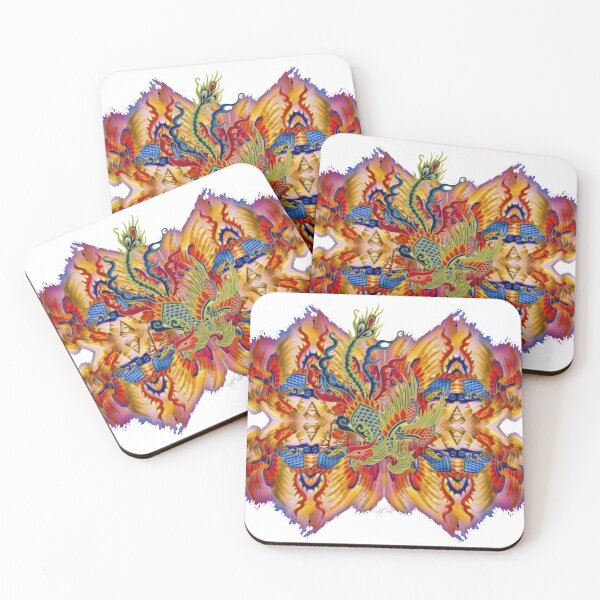 Item preview, pheonix of color designed and sold by BellsPainting.