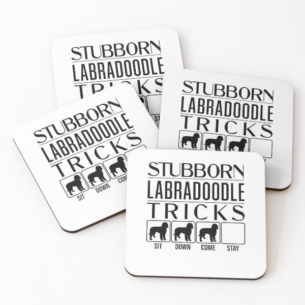 Item preview, Funny Labradoodle Design: Stubborn Labradoodle Tricks / Stubborn Dog Tricks, funny gift idea designed and sold by HEJAshirts.