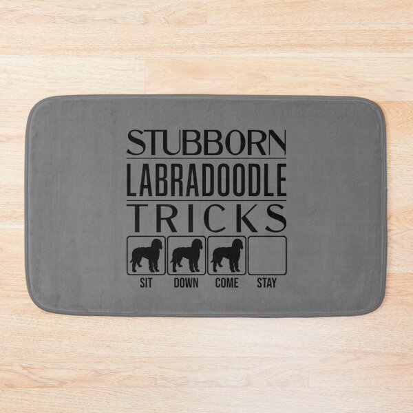 Item preview, Funny Labradoodle Design: Stubborn Labradoodle Tricks / Stubborn Dog Tricks, funny gift idea designed and sold by HEJAshirts.