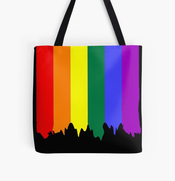 Rainbow Flag Tote Bag  LGBT Pride Bag - On Trend Shirts – On