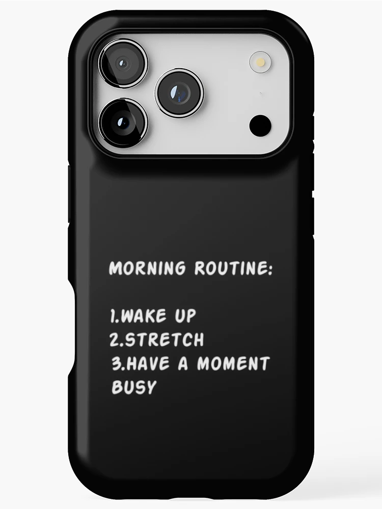 Thumbnail 1 of 4, iPhone Case, Morning Routine designed and sold by dacdibac.