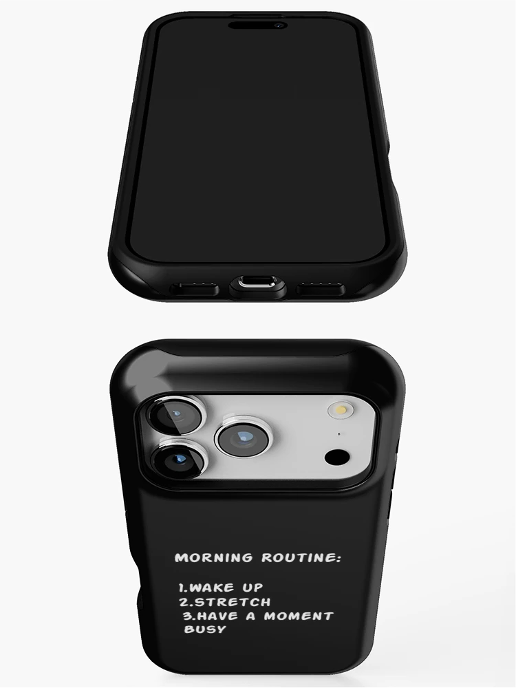 Thumbnail 3 of 4, iPhone Case, Morning Routine designed and sold by dacdibac.