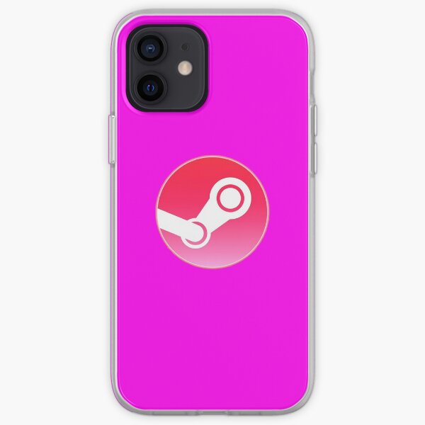 steam pink gaming iPhone Soft Case