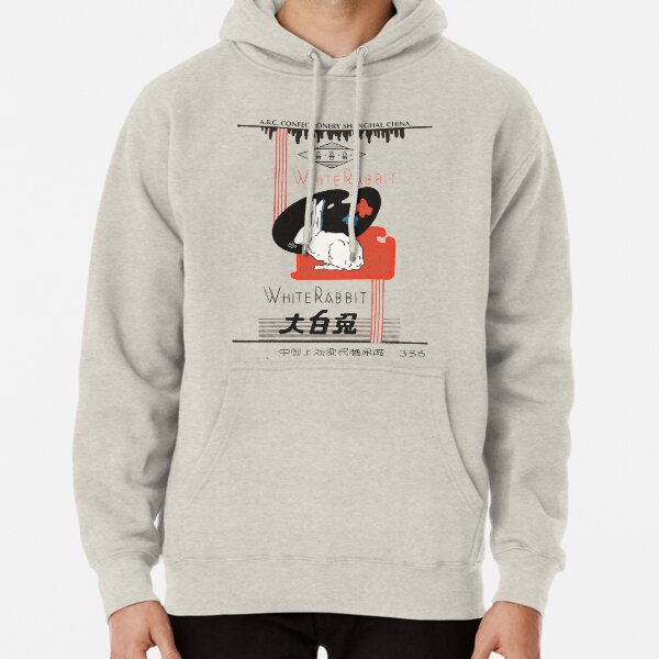 white rabbit hoodie