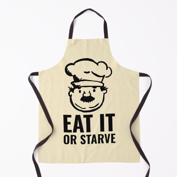 Item preview, Home Cooking Meme Eat it or Starve Fat Chef Black designed and sold by javes93.