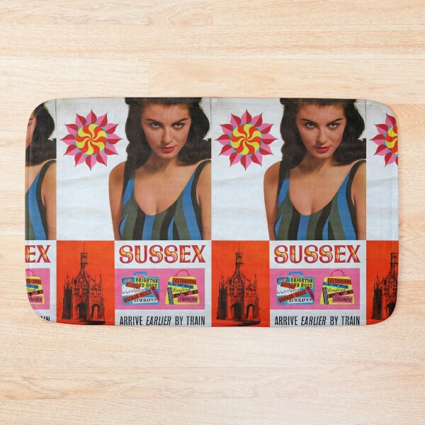 Item preview, Railway Poster Sussex designed and sold by stickart-marek.