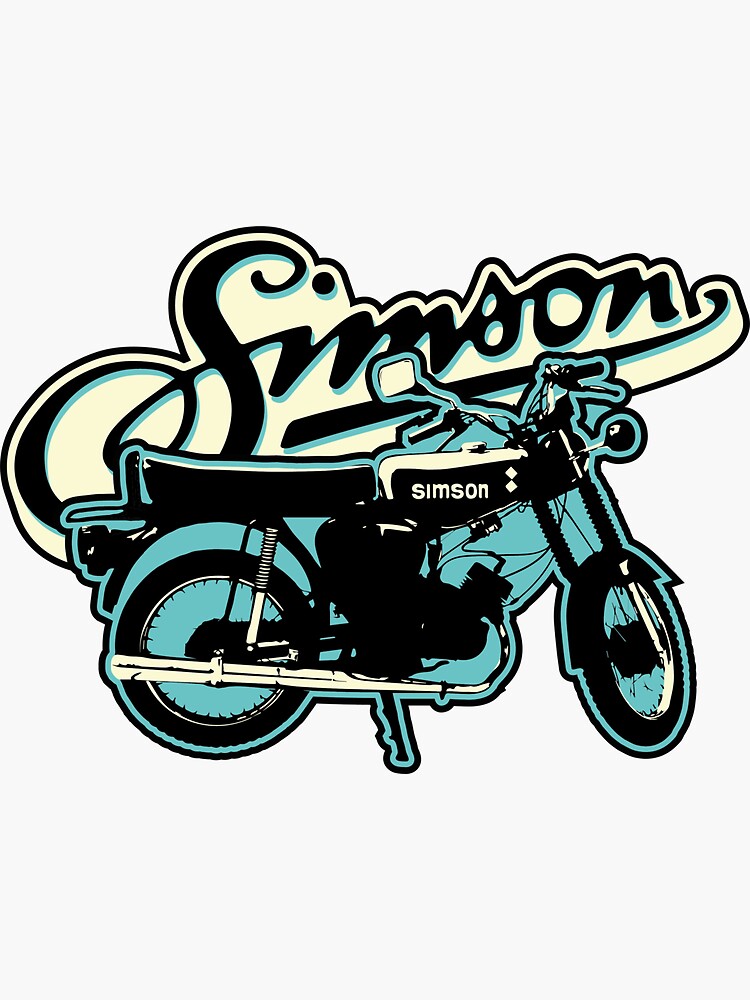 Simson S51 Enduro Green Sticker Set for Tank and Side Cover