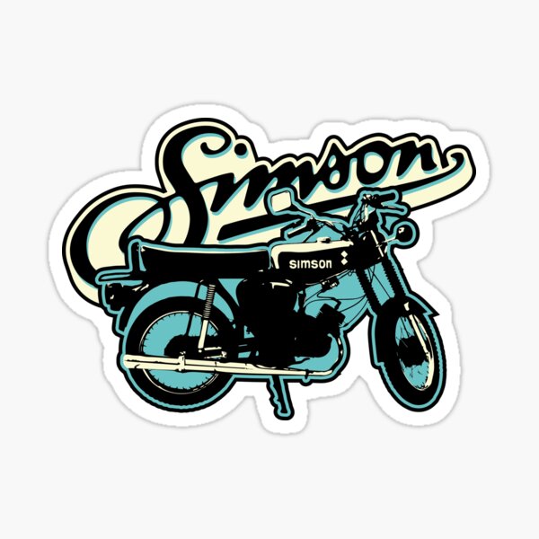 SIMSON Stickers - Set - silver - not original Pattern