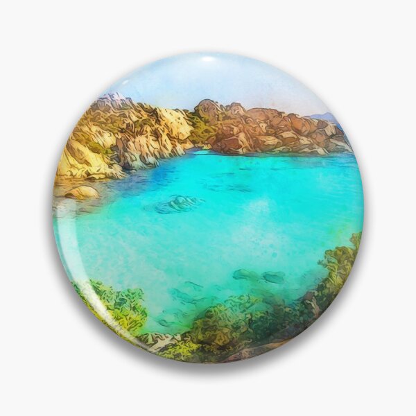 Item preview, Elba Island, Tuscany - Watercolor designed and sold by AM FineArtPrints.
