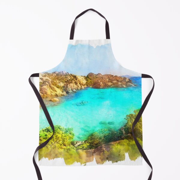 Item preview, Elba Island, Tuscany - Watercolor designed and sold by AM FineArtPrints.
