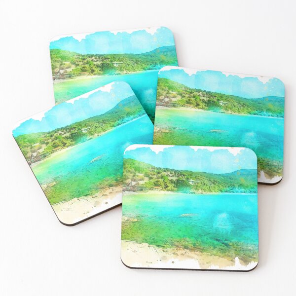 Item preview, Elba Island, Tuscany - Watercolor designed and sold by AM FineArtPrints.