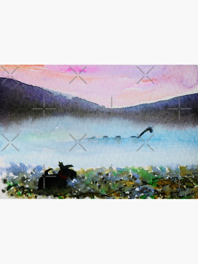 Scottie Dog spots Nessie by archyscottie