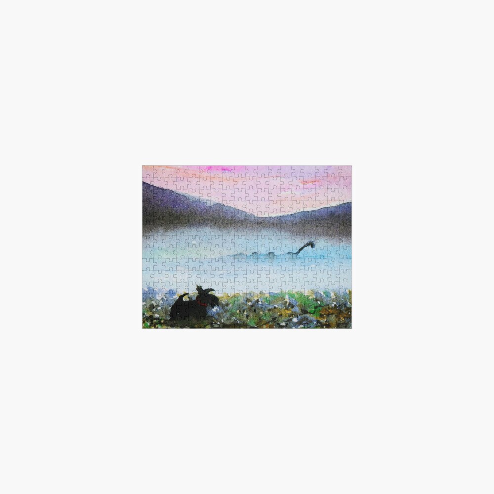 Scottie Dog spots Nessie Jigsaw Puzzle