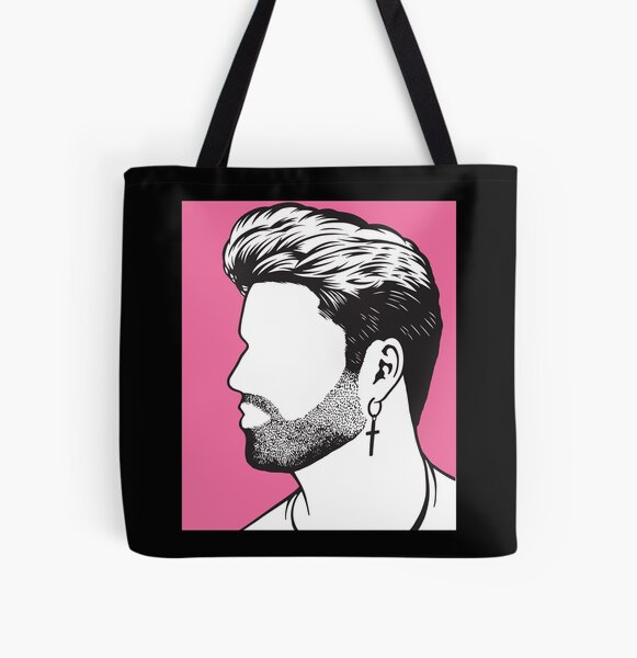 GEORGE MICHAEL WHAM FASHION POSTER SHOPPING CANVAS TOTE BAG IDEAL GIFT PRESENT