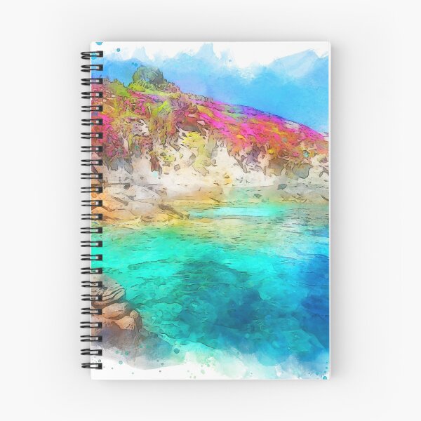 Item preview, Elba Island, Tuscany - Watercolor designed and sold by AM FineArtPrints.