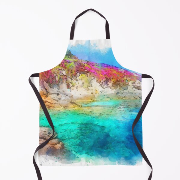 Item preview, Elba Island, Tuscany - Watercolor designed and sold by AM FineArtPrints.