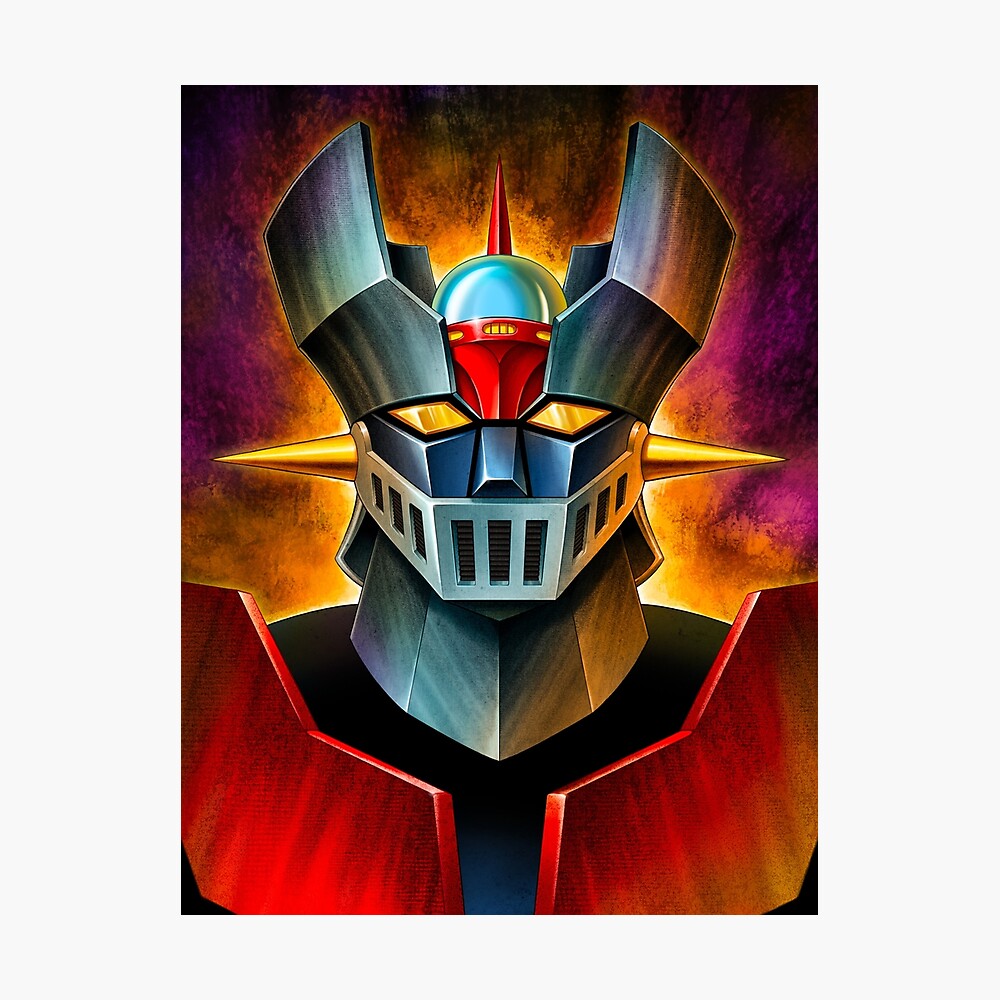 Mazinger Z Poster By Party Boy Redbubble