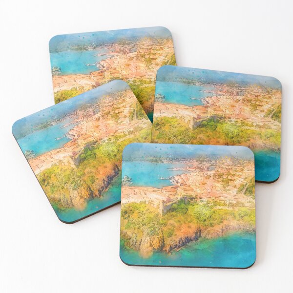 Item preview, Elba Island, Tuscany - Watercolor designed and sold by AM FineArtPrints.