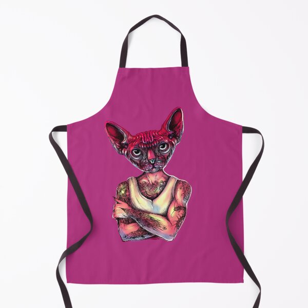 Item preview, Sphynx Tattoed Cat Pink designed and sold by fakeface.