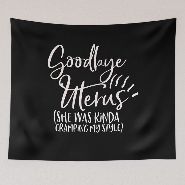 Item preview, Hysterectomy Funny Goodbye Uterus Novelty Gift  designed and sold by Akmloza.