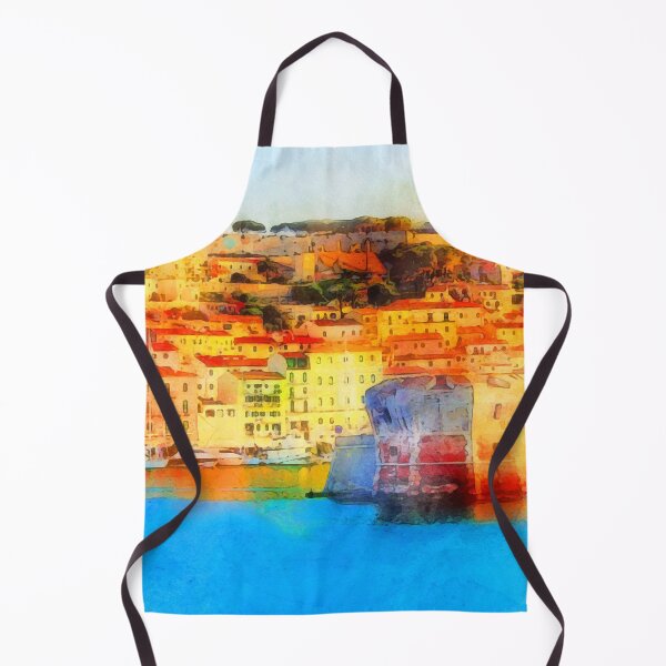 Item preview, Elba Island, Tuscany - Watercolor designed and sold by AM FineArtPrints.