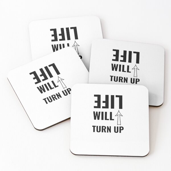 Item preview, Life will turn up a motivational inspirational design  designed and sold by cathelkav.