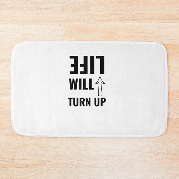 Item preview, Life will turn up a motivational inspirational design  designed and sold by cathelkav.
