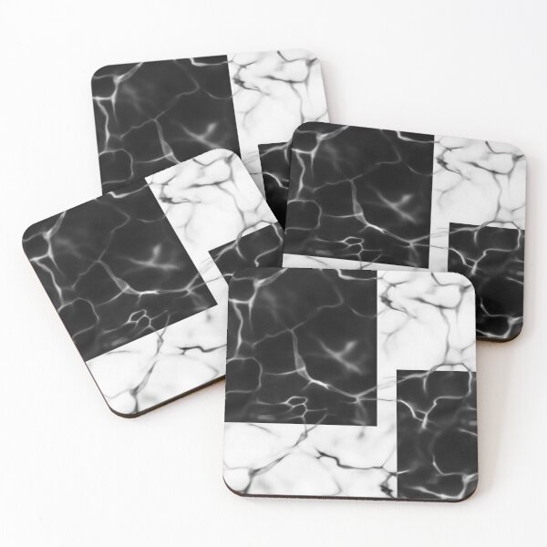 Item preview, black&white marble designed and sold by Monika Scheer.