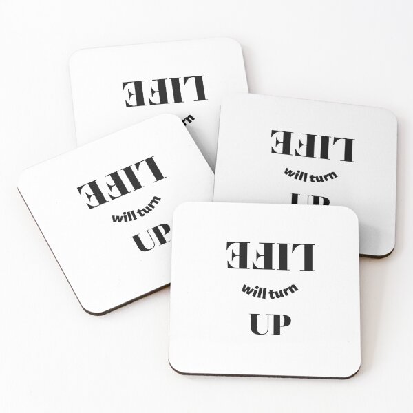 Item preview, Life will turn up a motivational inspirational design  designed and sold by cathelkav.