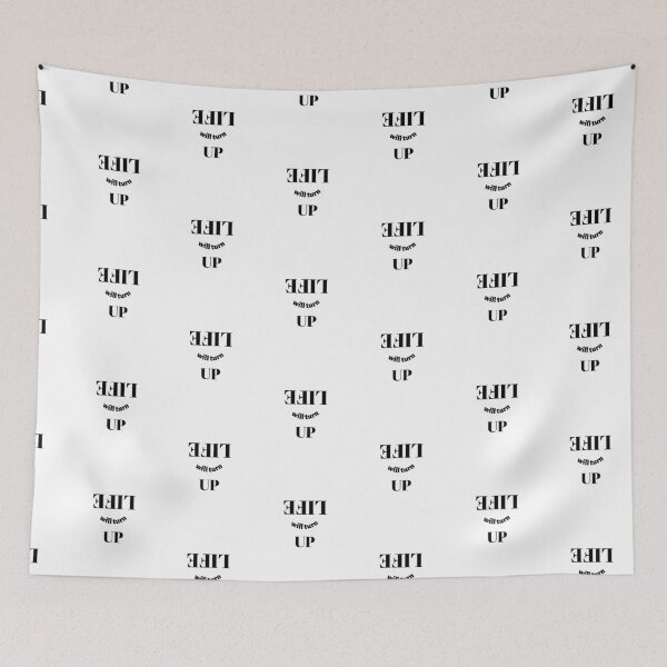 Item preview, Life will turn up a motivational inspirational design  designed and sold by cathelkav.