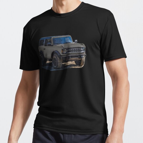 2021 Ford Bronco 4 Door Velocity Blue Active T-Shirt for Sale by