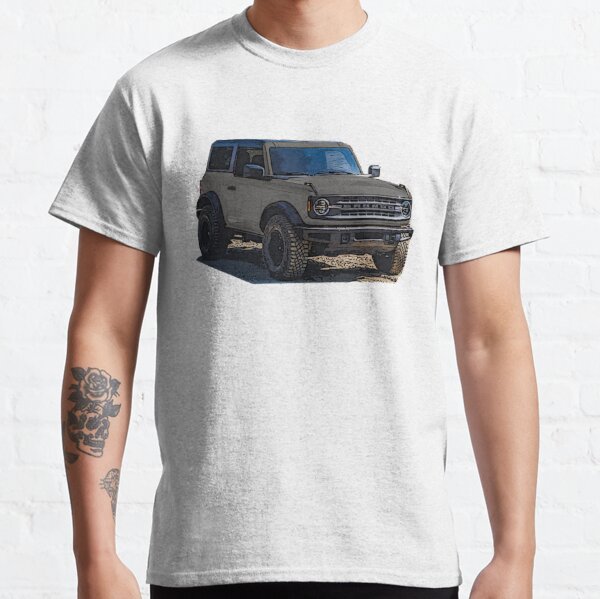 New 1966 Blue Ford Bronco T-Shirt oversized t shirt graphic t shirt mens  funny t shirts - AliExpress