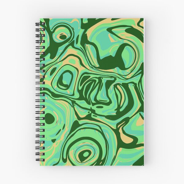 Item preview, Liquid abstract art - green  designed and sold by Hulya Yucel Designs.
