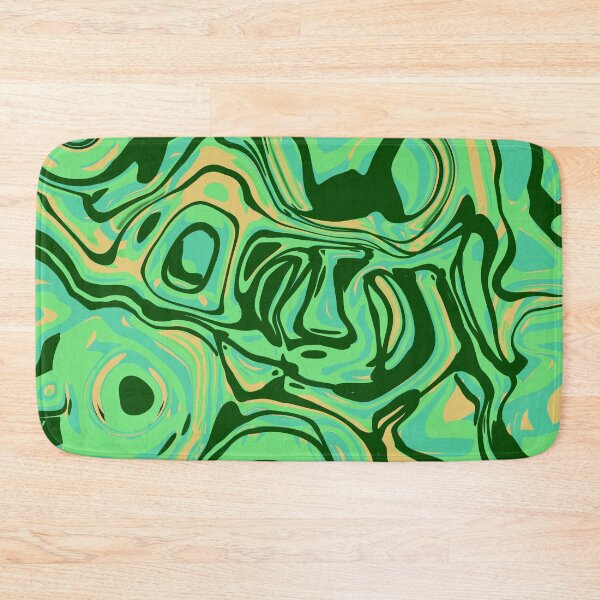 Item preview, Liquid abstract art - green  designed and sold by Hulya Yucel Designs.