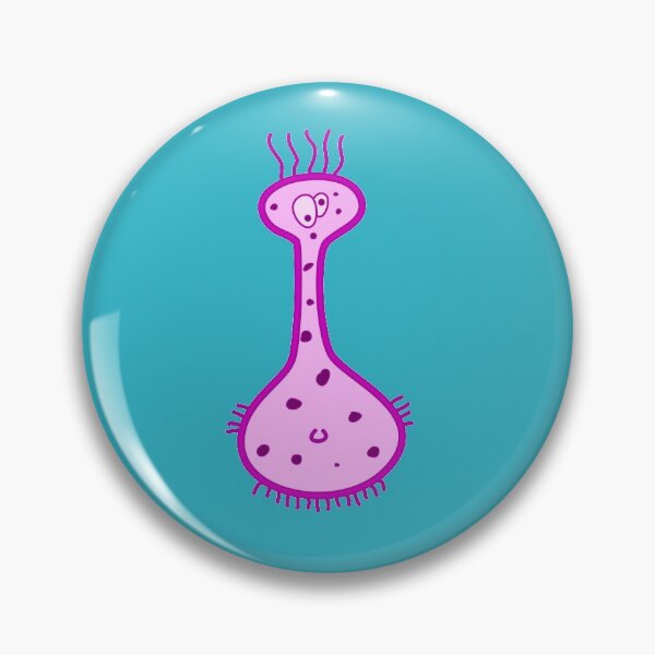 Item preview, Pink cartoon germ character designed and sold by UDDesign.