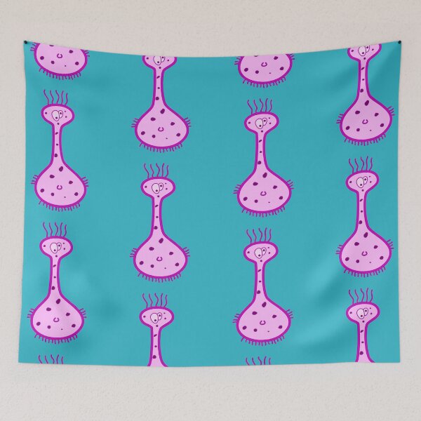 Item preview, Pink cartoon germ character designed and sold by UDDesign.