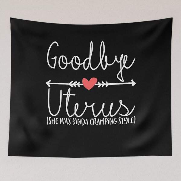 Item preview, Women Goodbye Uterus Funny Get Well Hysterectomy Novelty Gift  designed and sold by Akmloza.