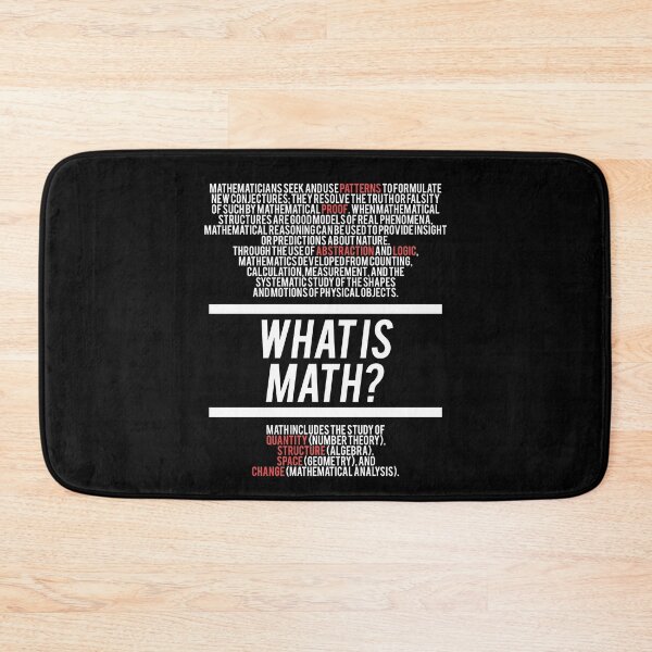 Item preview, Math Defined - Math Teacher designed and sold by HiddenVerb.