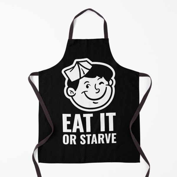 Item preview, Home Cooking Meme Eat it or Starve Chubby Chef White designed and sold by javes93.