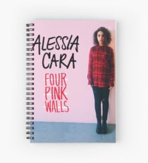 Alessia Cara Four Pink Walls Spiral Notebook
